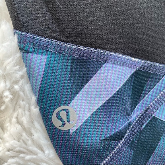 Lululemon 🍋 Pace Rival Crop Leggings in Pretty Prism, size 6 - Picture 13 of 16